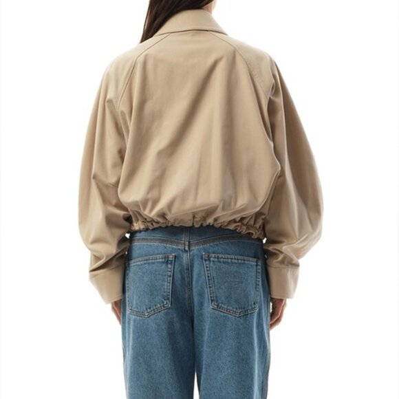 Loewe Women's Natural Relaxed Fit Balloon Jacket - Picture 3 of 11